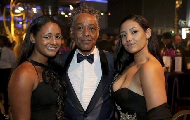 Shayne Lyra Esposito with her younger sister, Syrlucia and father, Giancarlo Esposito at 71st Emmys Governors Ball.